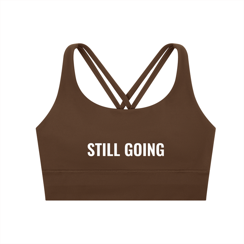 Strappy Criss-Cross Sports Bra by ODMPOD