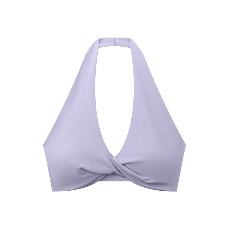 Women's Pleated Halter Sports Bra by ODMPOD