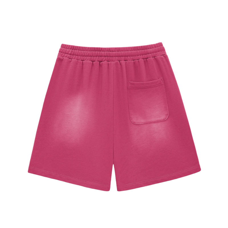 "limited edition" Sun Fade Raw Edge Cotton Shorts by ODMPOD