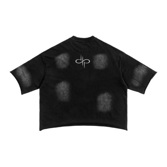 Sunfade French Terry Raw Edge T-shirt by ODMPOD