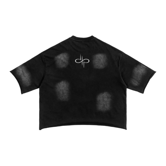 Sunfade French Terry Raw Edge T-shirt by ODMPOD