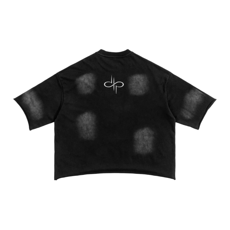 Sunfade French Terry Raw Edge T-shirt by ODMPOD