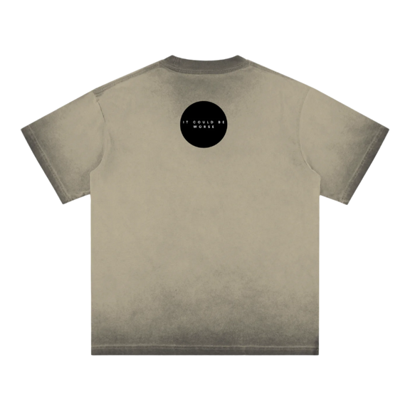 "WORDS HAVE POWER" Reverse Dyed T-shirt by ODMPOD