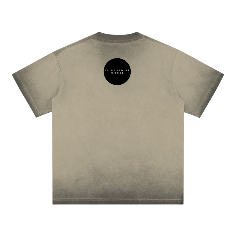 "WORDS HAVE POWER" Reverse Dyed T-shirt by ODMPOD
