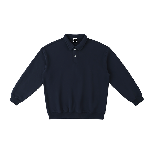 Heavyweight Polo-Collar Sweatshirt by ODMPOD