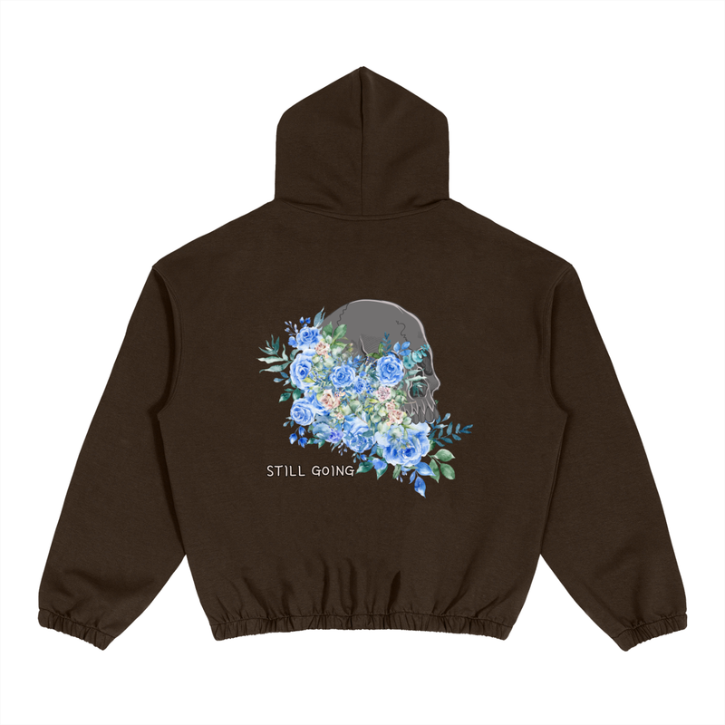 Boxy Cinched Hem Hoodie by ODMPOD