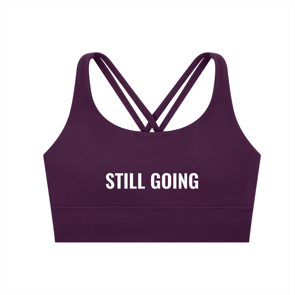 Strappy Criss-Cross Sports Bra by ODMPOD