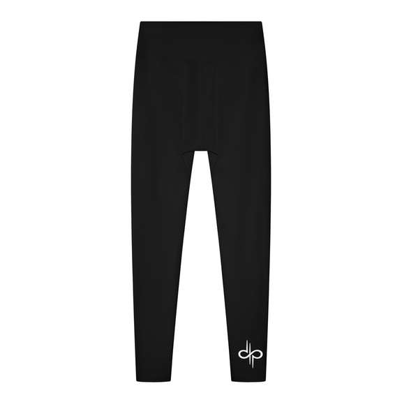 Women's Solid High Rise Leggings by ODMPOD