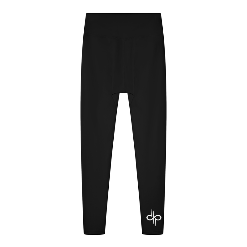 Women's Solid High Rise Leggings by ODMPOD
