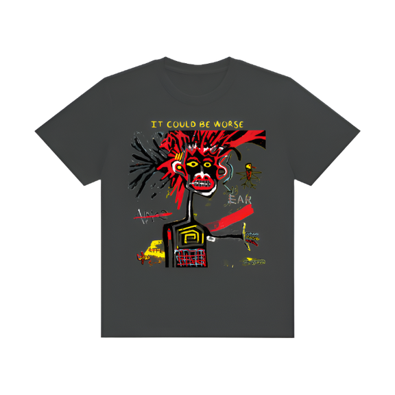 Cotton T-Shirt "CRAZY" by ODMPOD