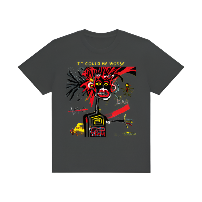 Cotton T-Shirt "CRAZY" by ODMPOD