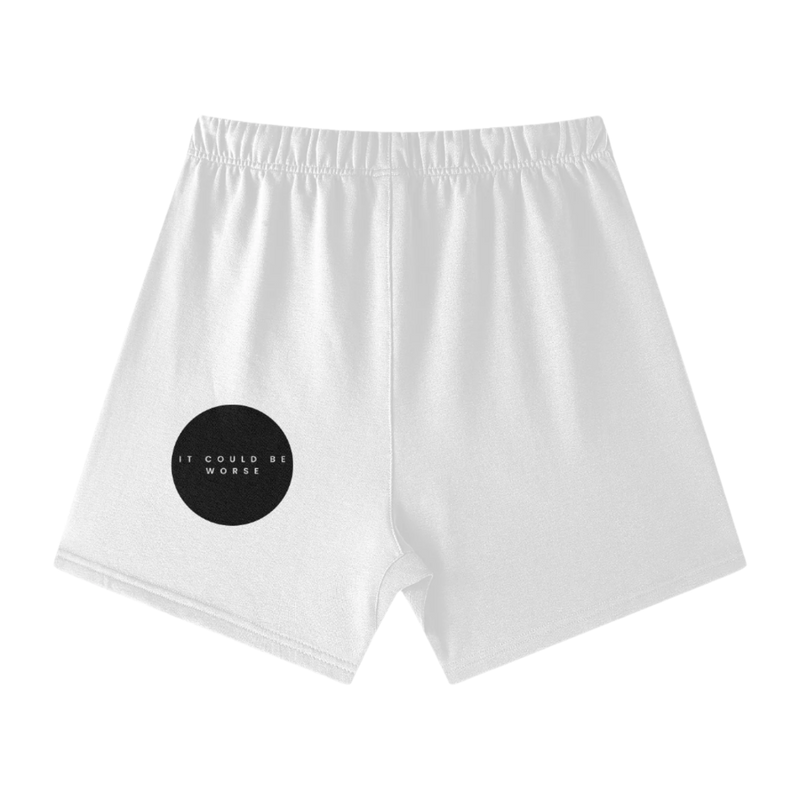 "WORDS HAVE POWER" Earth Tone Loose Fit FOG Shorts