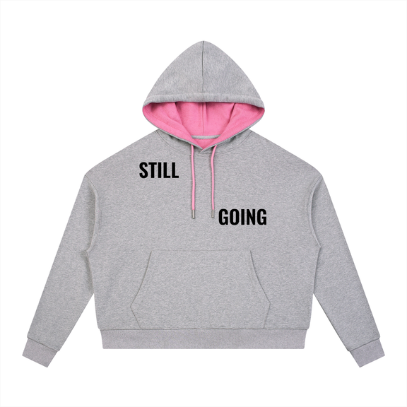 Contrast Drawstring Hoodie by ODMPOD