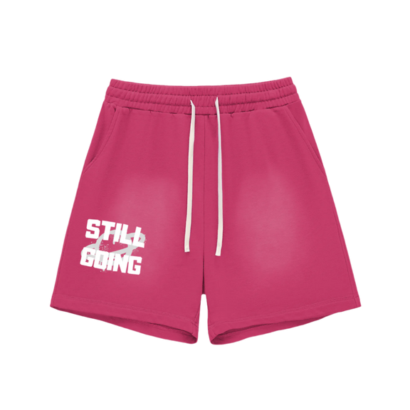 "limited edition" Sun Fade Raw Edge Cotton Shorts by ODMPOD