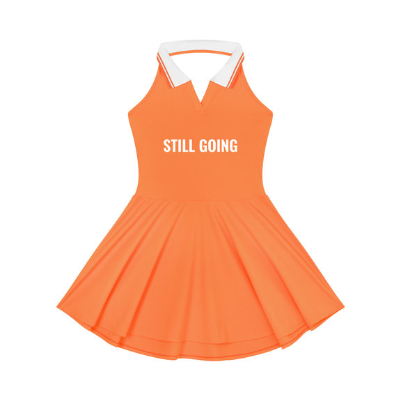 Women's Collared Halter A-Line Tennis Dress by ODMPOD