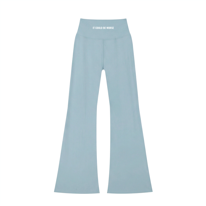 Women's High-Waisted Flare Leggings by ODMPOD