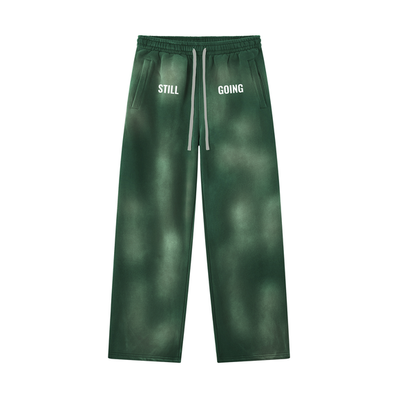 Sunfade Wide Leg Fleece Sweatpants by ODMPOD