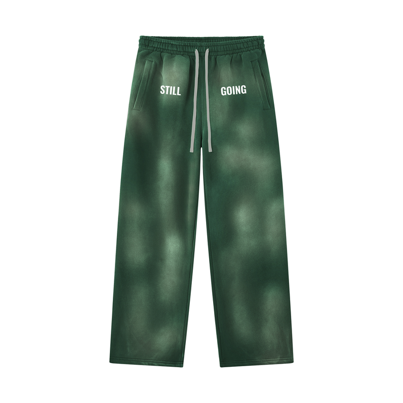 Sunfade Wide Leg Fleece Sweatpants by ODMPOD