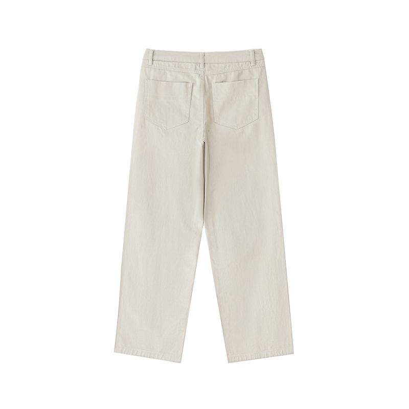 Heavyweight Cotton Straight-Leg Pants by ODMPOD
