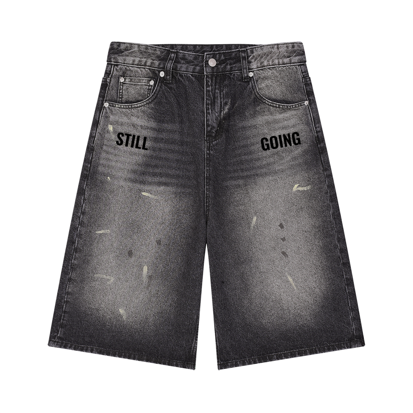Men’s Vintage Wash Denim Shorts by ODMPOD