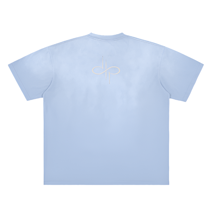 Vintage Washed Aged Gradient Frayed T-Shirt by ODMPOD