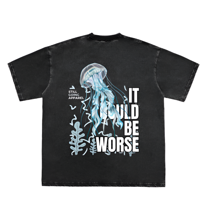 Vintage Washed T-Shirt "OCEAN" by ODMPOD