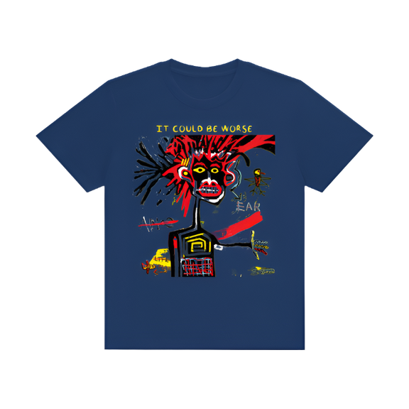 Cotton T-Shirt "CRAZY" by ODMPOD