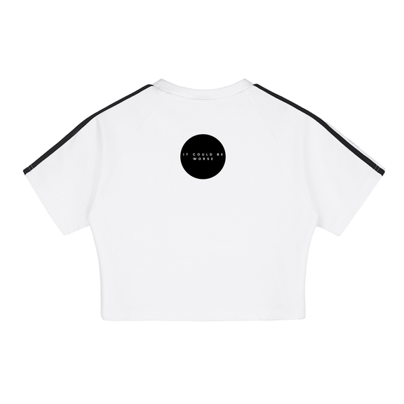 Taped Cooling Performance Crop Top by ODMPOD