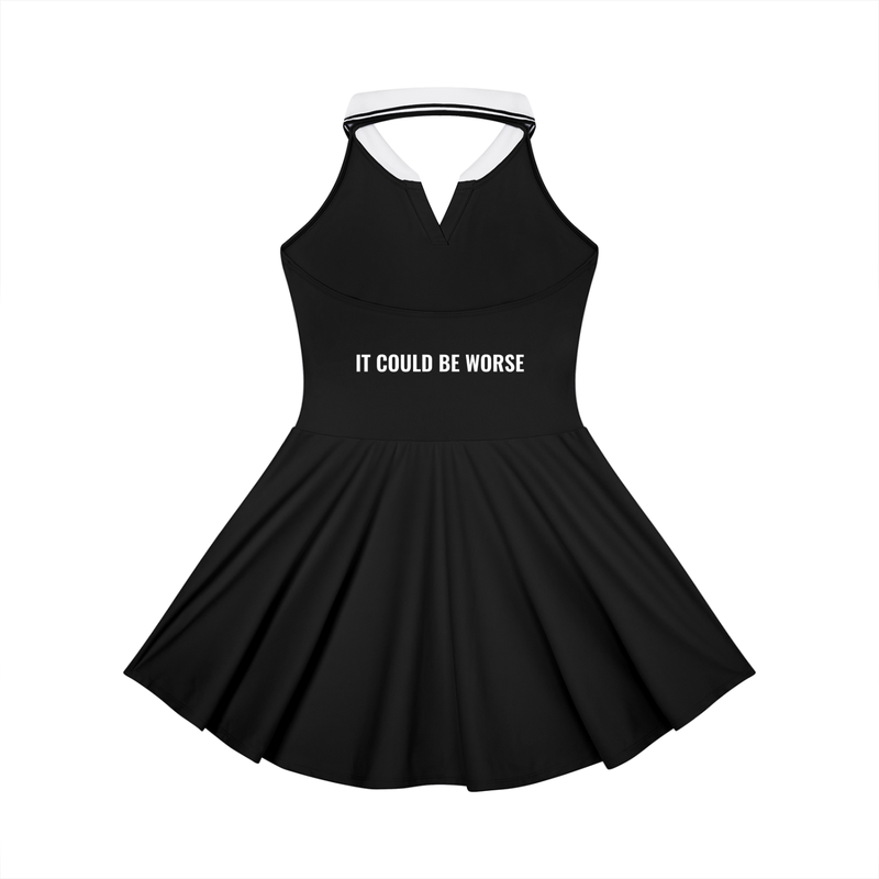 Women's Collared Halter A-Line Tennis Dress by ODMPOD