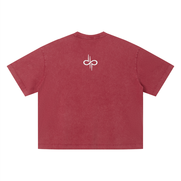 Unisex Vintage Wash Boxy T-Shirt by ODMPOD
