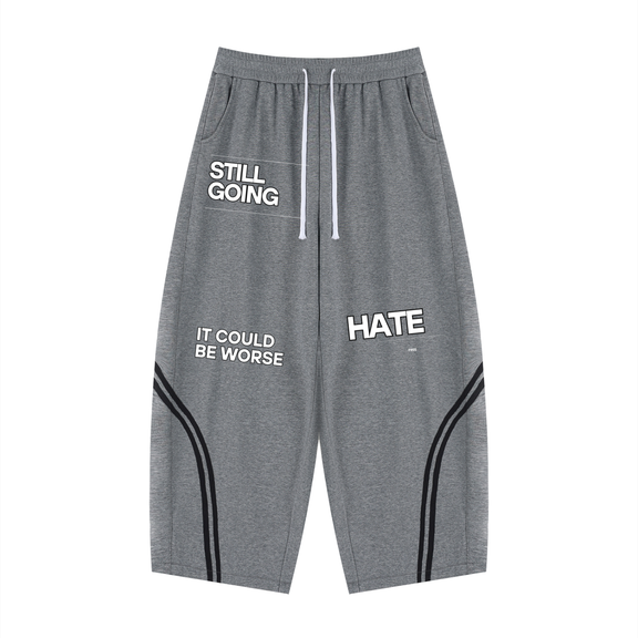 Wide Leg Piping Sweatpants by ODMPOD