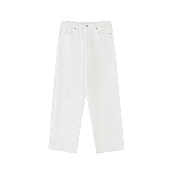 Heavyweight Cotton Straight-Leg Pants by ODMPOD