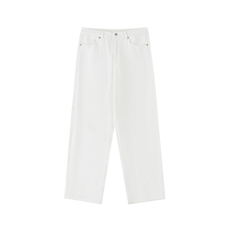 Heavyweight Cotton Straight-Leg Pants by ODMPOD
