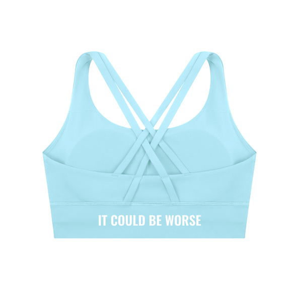 Strappy Criss-Cross Sports Bra by ODMPOD