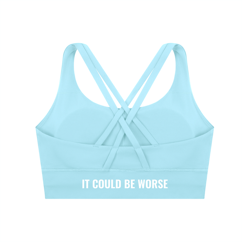 Strappy Criss-Cross Sports Bra by ODMPOD