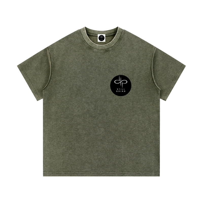 Mineral Wash Waffle Knit T-Shirt by ODMPOD