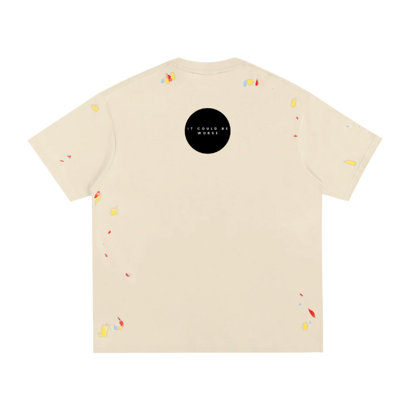 "WORDS HAVE POWER" Paint Splatter T-Shirt