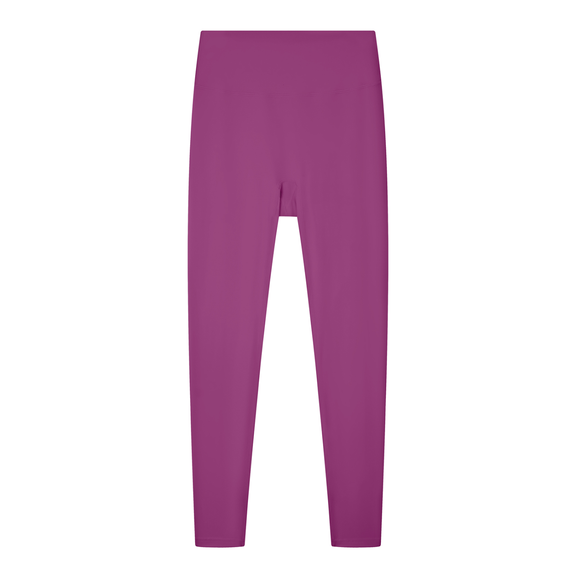 Women's Solid High Rise Leggings by ODMPOD