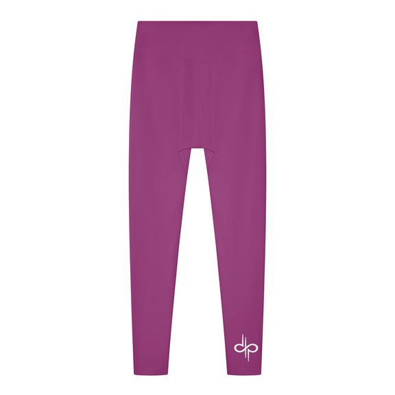 Women's Solid High Rise Leggings by ODMPOD