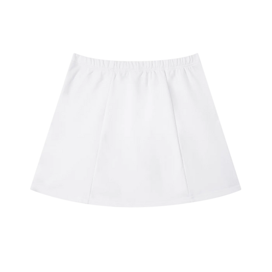 Contrast Side Stripe Slit Skirt