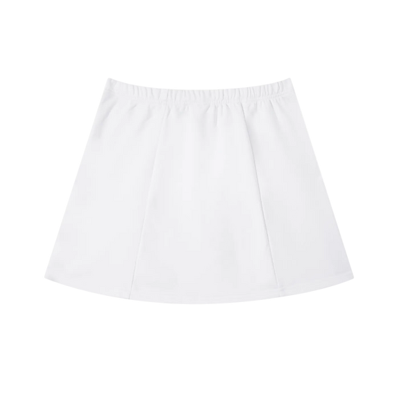 Contrast Side Stripe Slit Skirt by ODMPOD