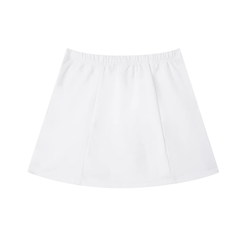 Contrast Side Stripe Slit Skirt by ODMPOD