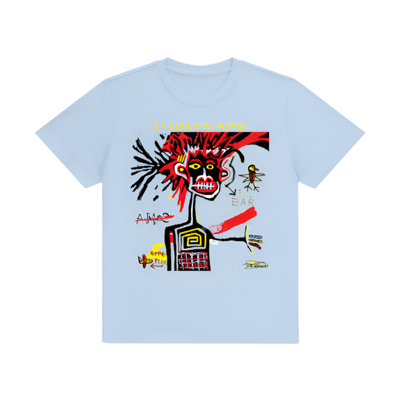Cotton T-Shirt "CRAZY" by ODMPOD