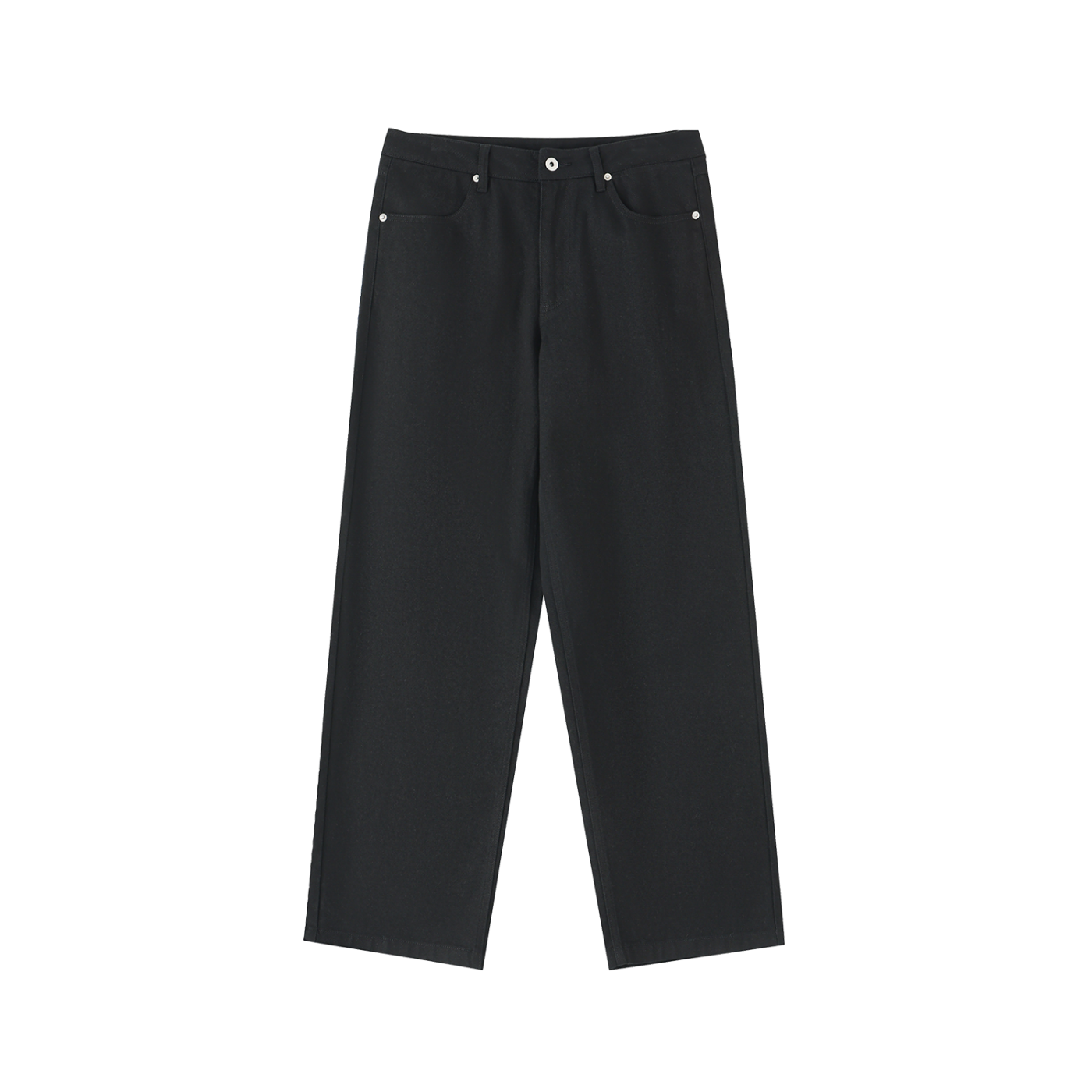 Heavyweight Cotton Straight-Leg Pants by ODMPOD