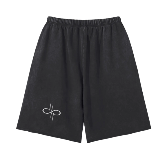"WORDS HAVE POWER" Vintage Washed Shorts by ODMPOD