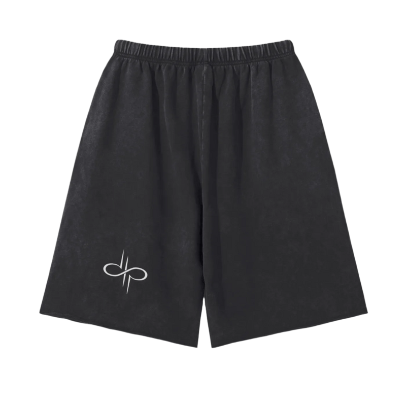 "WORDS HAVE POWER" Vintage Washed Shorts by ODMPOD