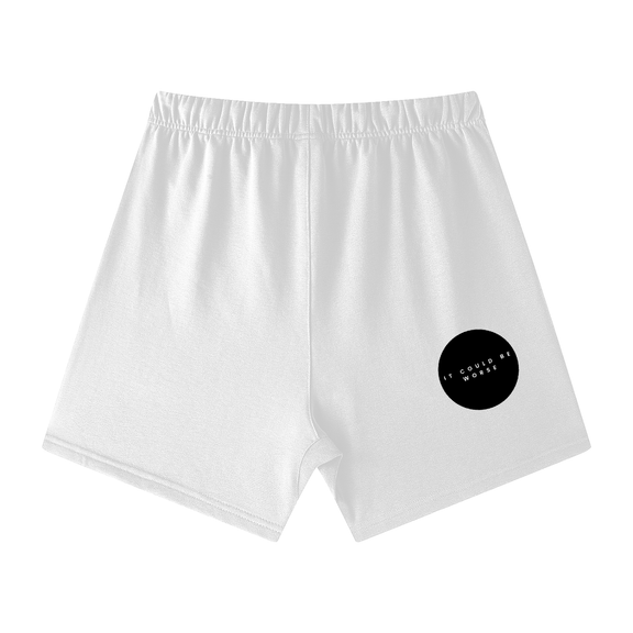 Heavyweight Earth Tone Loose Fit Cotton Shorts by ODMPOD