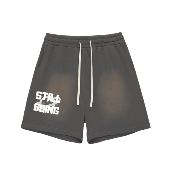 "limited edition" Sun Fade Raw Edge Cotton Shorts by ODMPOD