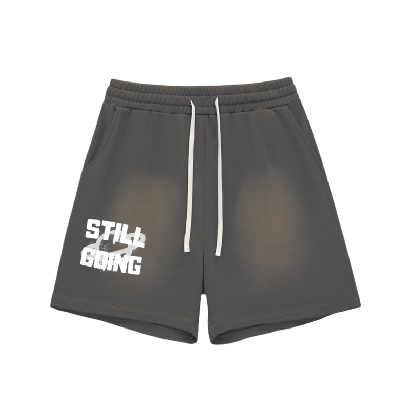 "limited edition" Sun Fade Raw Edge Cotton Shorts by ODMPOD