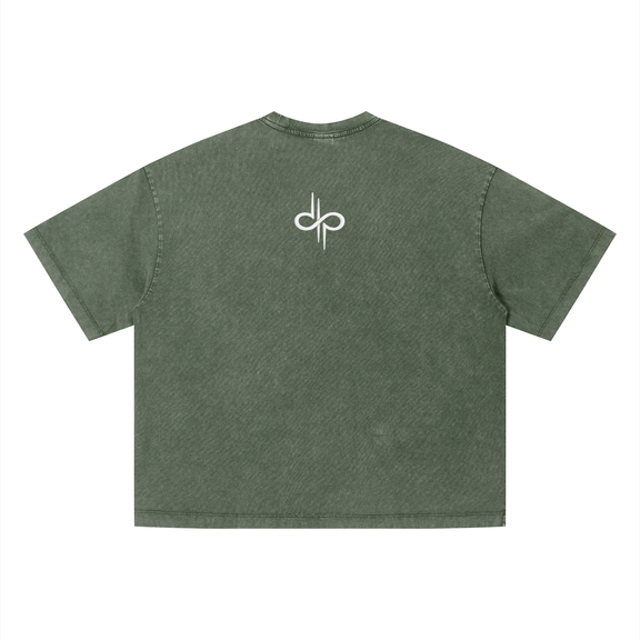 Unisex Vintage Wash Boxy T-Shirt by ODMPOD